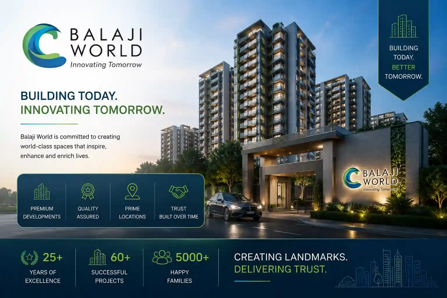 Balaji Group official logo for Balaji projects in Panvel Navi Mumbai