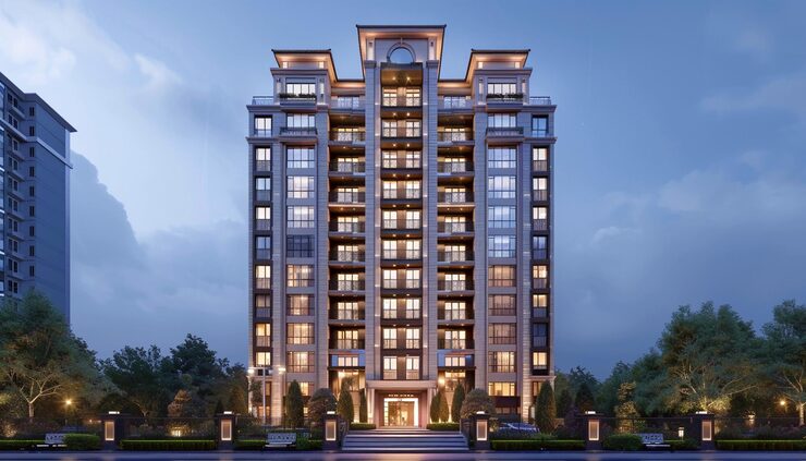 Gami Nirvana under construction 1 2 and 3 BHK apartments in Pisarve Panvel