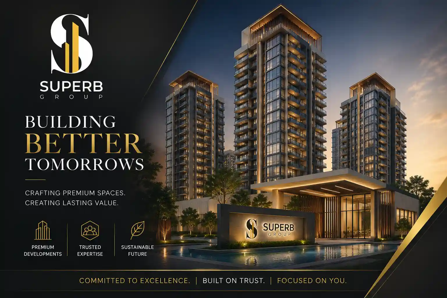 Superb Group Official Logo for Projects in Panvel Navi Mumbai