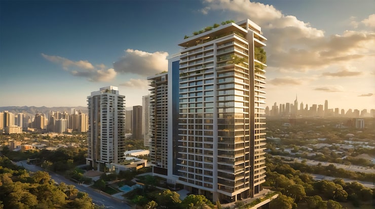 Godrej City Panvel under construction apartments with green spaces