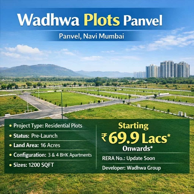 Wadhwa Plots Panvel Premium Residential Plots Banner